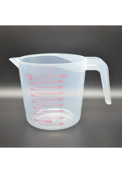 Stil C Plastik Ölçüm Kabı Sürahi Dökme Ağzı Yüzey Mutfak Alet Malzemeleri Dereceli Kaliteli Bardak Kaliteli Mutfak (Yurt Dışından)