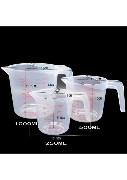 Stil C Plastik Ölçüm Kabı Sürahi Dökme Ağzı Yüzey Mutfak Alet Malzemeleri Dereceli Kaliteli Bardak Kaliteli Mutfak (Yurt Dışından) modelleri
