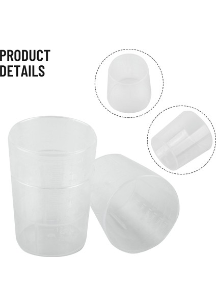 15ML 20 Adet Plastik Ölçü Bardak Mutfak Terazisi 15/30/50ML Şeffaf Ölçüm Sıvısı Bardak Konteyner Mutfak Gereçleri Pişirme Aksesuarları (Yurt Dışından) fırsatları