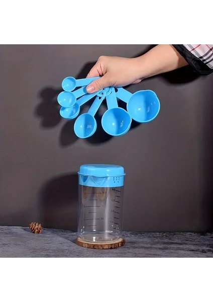 Pembe 1 Takım, Ölçme Kaşığı, Ölçme Kabı Seti, Ölçekli Plastik 500ML Pişirme Aleti, 7 Adet Kombinasyon Mutfak Un Kaşığı Ölçme (Yurt Dışından) modelleri