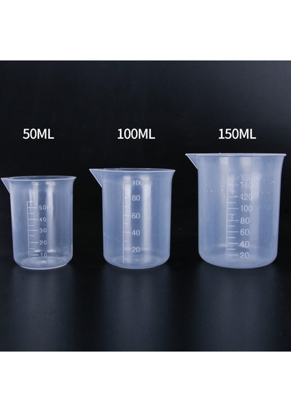 Şeffaf 300ML 100ML/250ML/500ML/1000ML Ağızölçüm Kabı Ölçüm Kabı Laboratuvar Pişirme Kapları Sıvı Ölçüm Test Aleti Görsel Ölçek Mutfak Aletleri (Yurt Dışından)