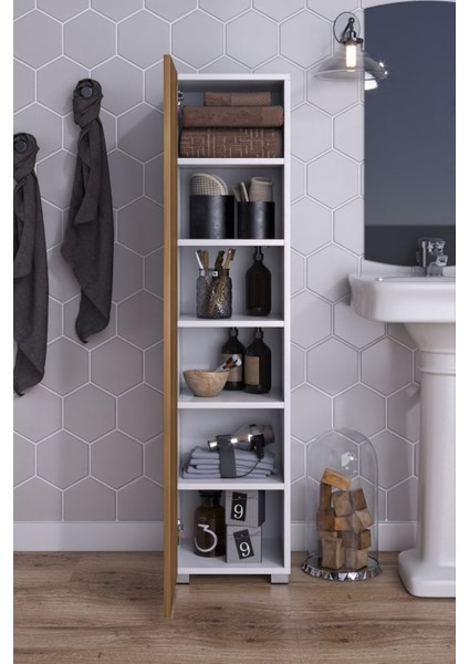 Saltık Çok Amaçlı Dolap Tek Kanat Raflı Mdf fiyatları