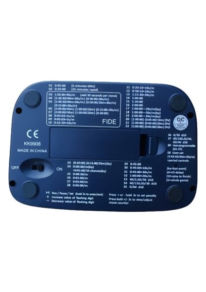 Star Leap 9908 Dijital Satranç Saati F.I.D.E. Onaylı Digital Satranç Saati modelleri