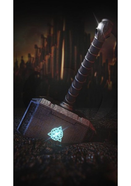 Thor Çekiç Tasarım Duvar Poster 30X42 cm Çerçevesiz