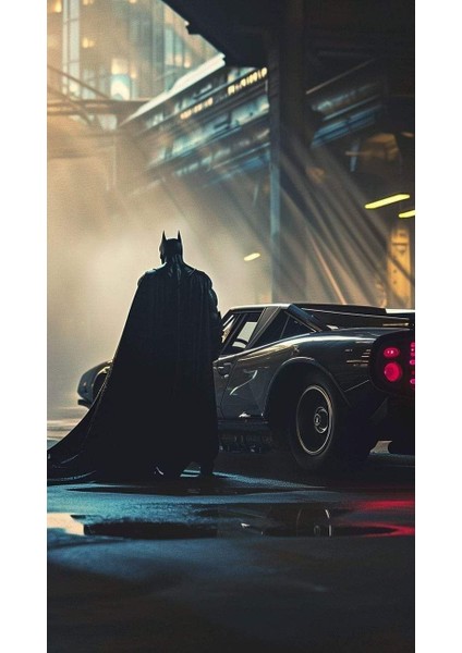 The Batman Tasarım Duvar Poster 30X42 cm Çerçevesiz