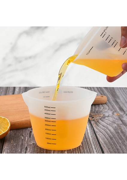 1 Adet 250ML 1/2/6 Adet Ölçüm Kabı Seti Silikon Ölçüm Bardakları Terazi ile Süt Kahve Kek Pişirme Ölçüm Kabı Epoksi Reçine Alet Seti (Yurt Dışından)