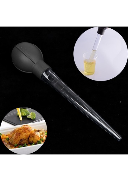 Ölçekli Mutfak Pişirme Damlalıklı Büyük Pipet Ölçüm Tüpü Ölçüm Fincan Yağ Emici Aracı (Yurt Dışından)