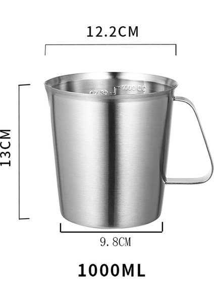 1000ML Çok Yönlü Mutfak Terazisi Bardak Dayanıklı Ölçüm Ekipmanı En Çok Satan Fırında Tedarik Fırında Tedarik, Iç Ölçekli Tasarımla Zahmetsiz (Yurt Dışından)