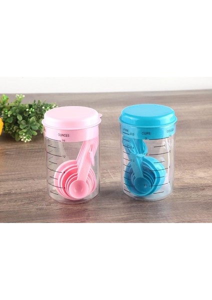 Mavi 7 Adet Plastik Pişirme Gereçler Taşınabilir Mutfak Ölçüm Bardak Şeker Kek Pişirme Kaşığı Ölçüm Kepçe Bakeware Seti Ölçekli (Yurt Dışından) fiyatları