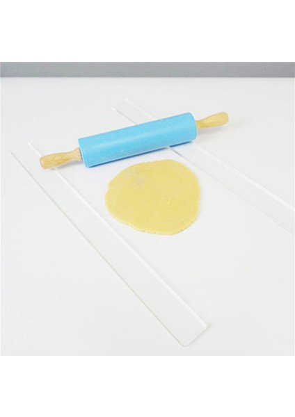 2.5X40CM Kalınlığı 5mm 2 Adet Akrilik Bisküvi Kek Haddeleme Aracı Denge Cetvel Fondan Buzlanma Bisküvi Kalınlığı Cetvel Bisküvi Pürüzsüz Pişirme Aksesuarları (Yurt Dışından) indirimleri