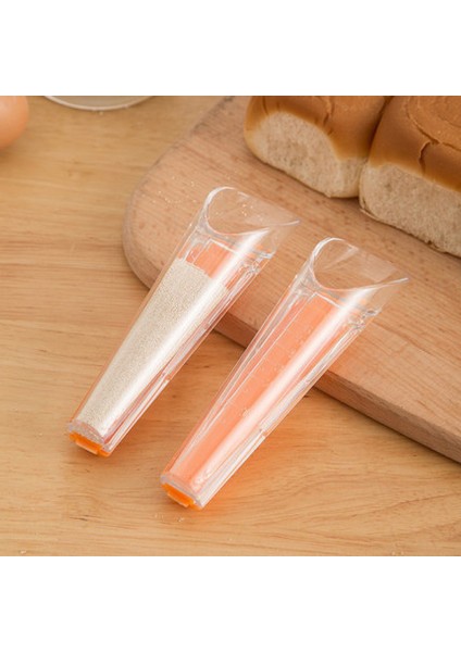 Turuncu Plastik Maya Ölçüm Kabı Sızdırmazlık Klipsi ile Kelepçe Metre Cihazı Doğruluk Kek Ekmek Pişirme Turuncu Şeffaf Mutfak Aletleri (Yurt Dışından) fiyatları