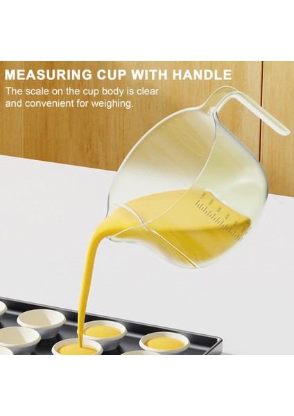 Çıkarılabilir Filtreli Sarı 1200 ml Ölçüm Kabı Ölçekli Yumurta Sıvı Filtreleme Karıştırma Pirinç Yıkama Kabı Pişirme Çırpma Kabı Mutfak Malzemeleri (Yurt Dışından)
