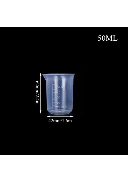 Transparent2 500ML Bakeware Aracı Ölçüm Kabı Ev Plastik Şeffaf Mezun Ölçüm Kabı 250/500/600/1000ML Mutfak Pişirme Aracı (Yurt Dışından)