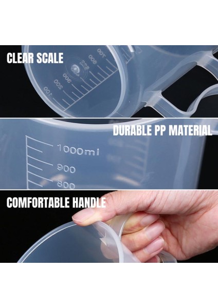 20 ml Ryra 20 Ml/30 Ml/50 ML/250 ML/500 ML/1000 ml Şeffaf Plastik Dereceli Ölçüm Kabı Pişirme Kabı Sıvı Ölçme Sürahisi Bardak Kabı (Yurt Dışından) modelleri
