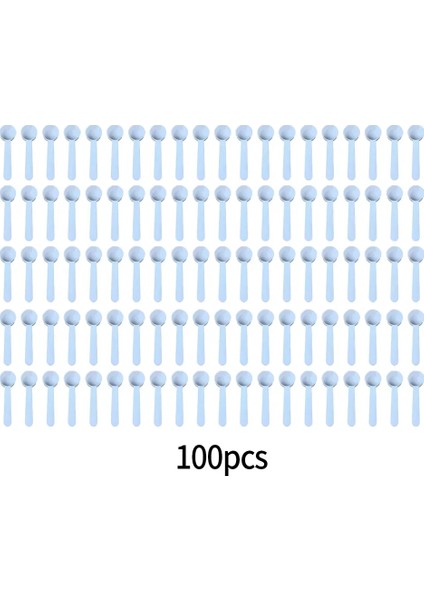 100 Adet Gram Ilaç Gıda Kabartma Tozu Kepçe 5g Mutfak Kaşıkları Plastik Beyaz 50/100 Adet Kaşık Ölçme Araçları Ölçeği (Yurt Dışından)