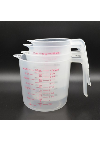 Transparent1 1000ML Pişirme Gereçleri Alet Ölçüm Kabı Ev Plastik Şeffaf Dereceli Ölçüm Kabı 250/500/ 600/1000ML Mutfak Pişirme Gereçleri (Yurt Dışından) modelleri