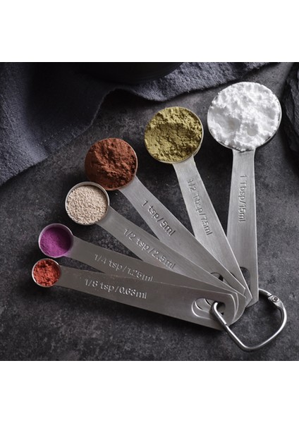 6 Adet 6 Adet Paslanmaz Çelik Ölçüm Kaşık Seti Istiflenebilir Çorba Kaşığı Çay Kaşığı Pişirme Kahve Şeker Araçları Ölçekli Mutfak Aksesuarları (Yurt Dışından) fiyatları