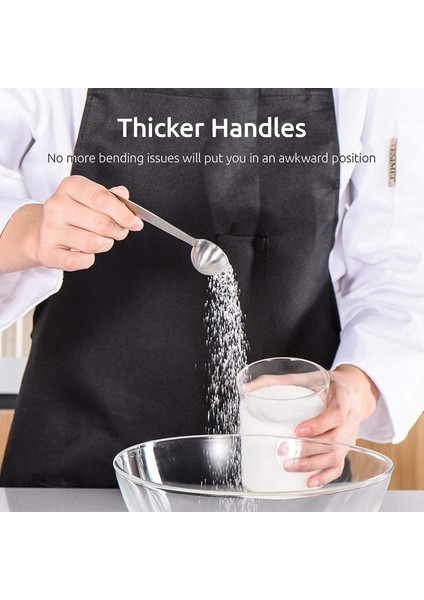 6 Adet 6 Adet Paslanmaz Çelik Ölçüm Kaşık Seti Istiflenebilir Çorba Kaşığı Çay Kaşığı Pişirme Kahve Şeker Araçları Ölçekli Mutfak Aksesuarları (Yurt Dışından) fırsatları