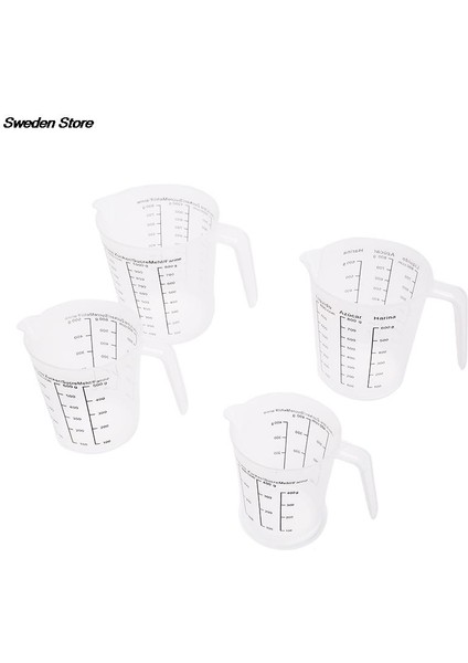 800ML 20/30/50/100/400/600/800/1000ML Plastik Ölçme Dereceli Sürahi Bardak Mutfak Pişirme Pişirme Aracı Ölçeği ile Ölçme Sürahileri (Yurt Dışından) indirimleri