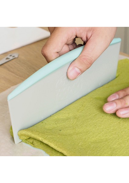 Onesize Diy Pişirme Araçları 9 Inç Pasta Kesici Plastik Kek Spatula Hamur Kazıyıcı Ölçüm Terazisi ile Tereyağı Bıçağı Ekmek Pizza Fondan (Yurt Dışından) modelleri