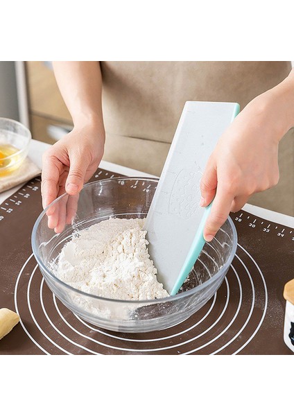 Onesize Diy Pişirme Araçları 9 Inç Pasta Kesici Plastik Kek Spatula Hamur Kazıyıcı Ölçüm Terazisi ile Tereyağı Bıçağı Ekmek Pizza Fondan (Yurt Dışından) fırsatları
