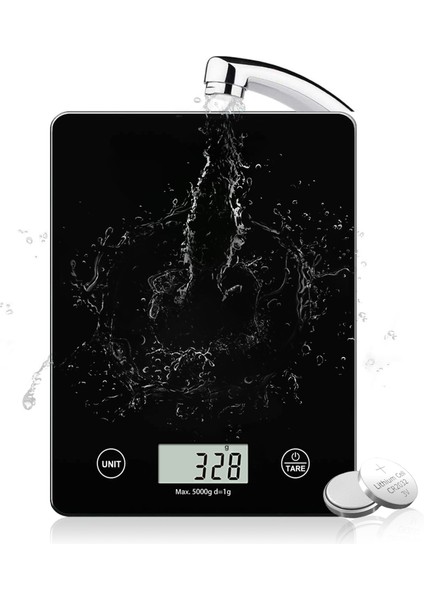 Açık Gri 5kg Ataller Çok Fonksiyonlu Dijital Mutfak Gıda Terazisi Pişirme Için Mükemmel Su Geçirmez Temperli Cam Gram Ons Cinsinden Ölçüler (Yurt Dışından) fiyatları