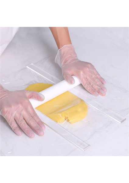 2,5X40CM Kalınlık 3mm 2 Adet Akrilik Bisküvi Kek Açma Aleti Terazicetvel Fondant Sır Bisküvi Kalınlık Cetveli Bisküvi Pürüzsüzleştirici Pişirme Aksesuarları (Yurt Dışından) modelleri