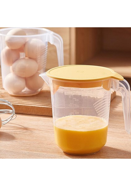 Sarı 1000 ml Plastik Ölçüm Kabı Yumurta Hamuru Kase Bardak Dereceli Bardak Su Ölçeği Şişe Mutfak Pişirme Malzemeleri Ölçüm Aracı (Yurt Dışından) fiyatları