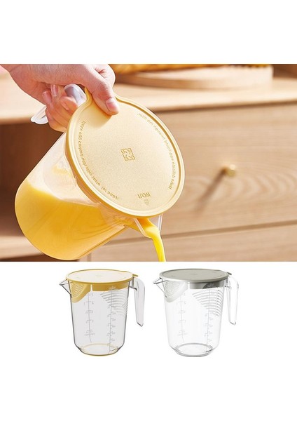 Sarı 1000 ml Plastik Ölçüm Kabı Yumurta Hamuru Kase Bardak Dereceli Bardak Su Ölçeği Şişe Mutfak Pişirme Malzemeleri Ölçüm Aracı (Yurt Dışından) modelleri