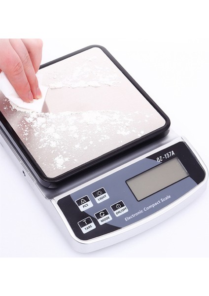 USB Şarj Ölçeği 15KG-1G Kalibrasyonlu Akıllı Mutfak Terazisi 3KG/10KG/15KG Gıda Tartımı Kahve Dengesi Dijital Terazi Pişirme Pişirme Ölçme Aletleri (Yurt Dışından)