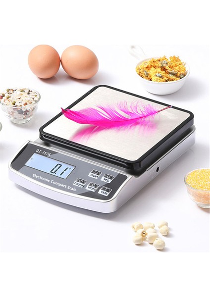 USB Şarj Ölçeği 15KG-1G Kalibrasyonlu Akıllı Mutfak Terazisi 3KG/10KG/15KG Gıda Tartımı Kahve Dengesi Dijital Terazi Pişirme Pişirme Ölçme Aletleri (Yurt Dışından)