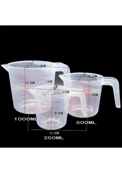 Stil B 1 Adet Plastik Ölçüm Kabı Sürahi Dökme Ağzı Yüzey Mutfak Alet Malzemeleri Dereceli Kaliteli Bardak Kaliteli Mutfak Aksesuarları (Yurt Dışından) modelleri