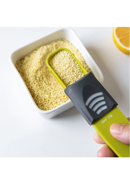 Yeşil Mutfak Ölçümü Ayarlanabilir Tartı Kepçe Pişirme Küreği Kek Pişirme Ölçüm Kaşığı G Kahve Tozu Ölçeği Araçları Aletleri (Yurt Dışından) fiyatları