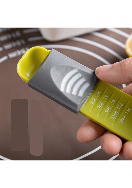 Yeşil Mutfak Ölçümü Ayarlanabilir Tartı Kepçe Pişirme Küreği Kek Pişirme Ölçüm Kaşığı G Kahve Tozu Ölçeği Araçları Aletleri (Yurt Dışından) indirimleri