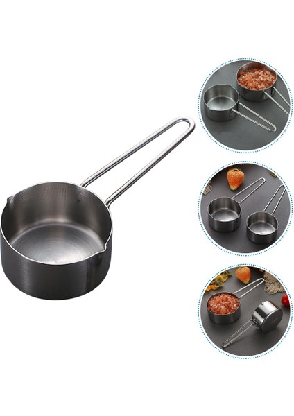 13.50X6.00X2.80CM Ölçüm Kaşığı Restoran Kahve Ölçü Kaşığı Süt Kaşığı Saplı Baharat Pişirme Ölçeği Ölçüm Kaşığı (Yurt Dışından)