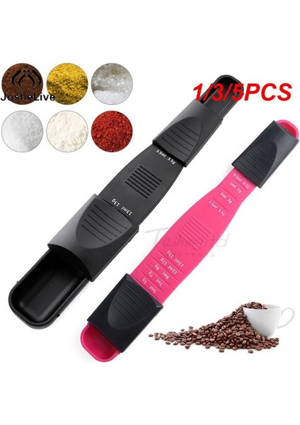 Stil A 5 Adet 1/3/5 Adet Ayarlanabilir Ölçü Kabı Çift Uçlu Dokuz Tezgah Ölçekli Ölçüm Kaşıkları Ölçüm Kaşığı Pişirme Ölçüm Aracı Mutfak (Yurt Dışından) fırsatları