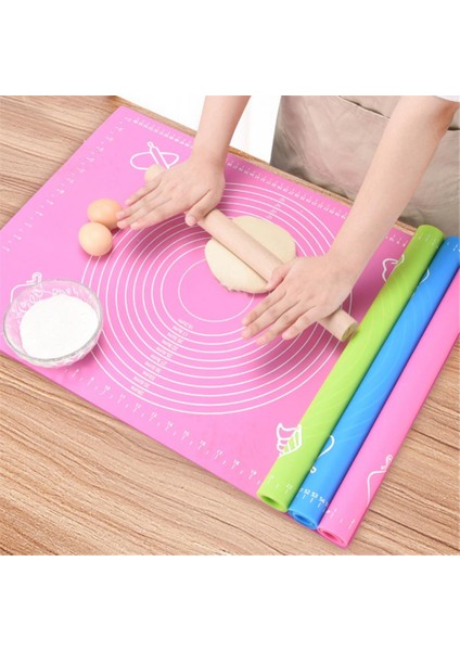 Kahve 50X70 cm Silikon Yoğurma Pedi Çok Boyutlu Haddeleme Pedi Yapışmaz Kesme Tahtası Pişirme Aracı Mutfak Pasta Erişte Pratik Yoğurma Pedi (Yurt Dışından) fırsatları