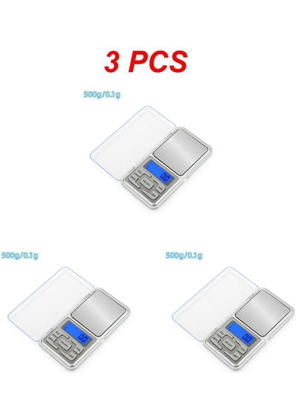 500G 0.1g 3 Adet 1 ~ 8 Adet 0.01G/200G Mini Dijital Cep Terazileri LCD Ekran Ağırlık Gram Ağırlık Terazileri Gramera Dijital Gıda Ölçeği (Yurt Dışından)