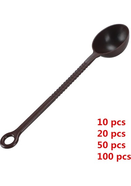 10 Adet Kahverengi 21CM 10 ADET100 Adet 10G Plastik Uzun Saplı Ölçü Kaşığı Süt Tozu Espresso Kepçesi Pişirme Kahve Süt Çay Ölçer Pişirme Aracı (Yurt Dışından) modelleri