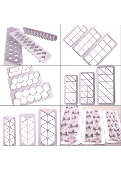 Oval-3 Adet 3 Adet Polimer Kil Alet Plastik Kesme Kalıpları Altıgen/yuvarlak/kare/balık Pulları Geometrik Şekil Tasarımcı Kendin Yap Küpe Çömlek Aletleri (Yurt Dışından) fırsatları