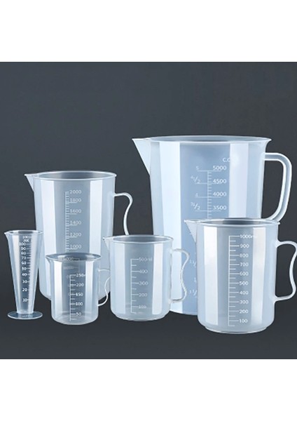 250ML Kendin Yap Pişirme Ölçüm Kabı Gıda Sınıfı Pp Plastik Şeffaf Terazi Bardak Mutfak Pişirme Aletleri 50 100 250 500 1000ML (Yurt Dışından) fiyatları