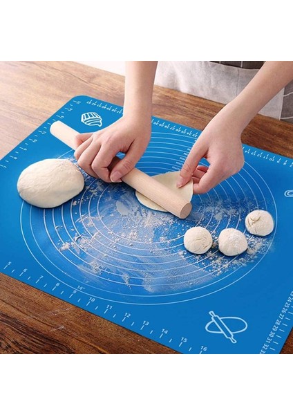 29X26CM Pembe 29/40/50/64CM Ölçekli Silikon Pişirme Matı Sayfası Hamur Açma Matı Yapışmaz Makaron Pizza Hamur Yoğurma Pedi Mutfak Aletleri (Yurt Dışından) fiyatları