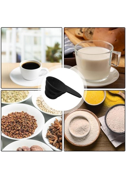 Siyah Mutfak Terazisi Kaşık Mutfak Ölçme Kaşıkları Kahve Terazisi Ölçme Kaşıkları Pişirme Gereçleri Çay Kabartma Tozu Baharat ve (Yurt Dışından) fırsatları