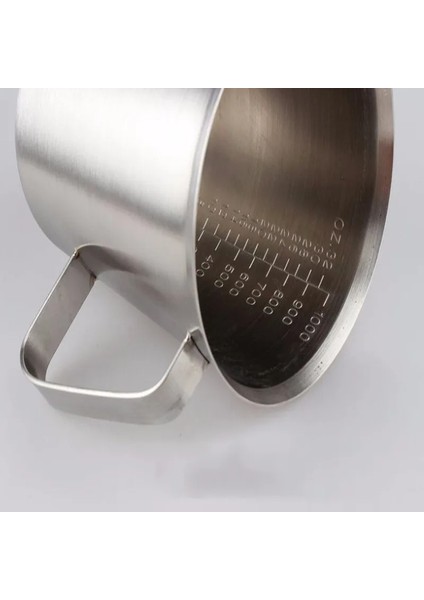 500ML Yüksek Kaliteli 1.2mm Daha Kalın 500/1000ML Kahve Süt Meyve Suyu Sürahisi Ölçekli Kupa Bardak Pişirme Ölçüm Kapları Espresso Kahve Sürahisi (Yurt Dışından) fırsatları