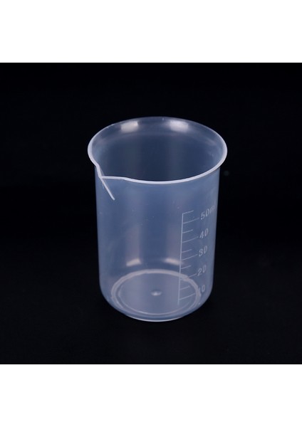 Sıvı Ölçü Kabı Için Temizle 10 Adet 50ML Plastik Mezun Ölçüm Kabı (Yurt Dışından)