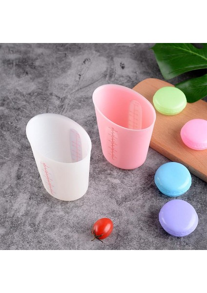 250ML 250/500ML Silikon Mutfak Ölçüm Kabı Çift Ölçekli Pişirme Ölçüm Kaşığı Ölçüm Kabı Dekantör Ağzı Mutfak Gereçleri (Yurt Dışından)