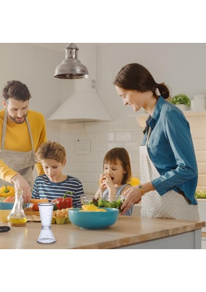 S Reçine Çift Başlı Ons Ölçüm Kabı Kokteyl Ons Kupası Süt Çay Dükkanı Özel Ons Likör Kupası Kokteyl Barı Gereçleri Ölçeği (Yurt Dışından)