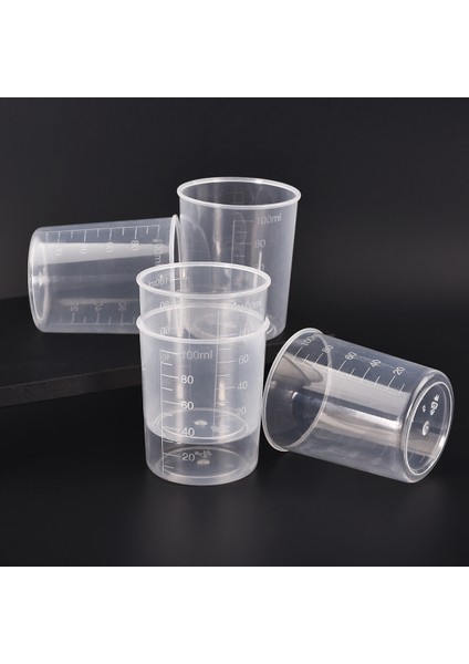 1 Adet 100ML 100ML Mezun Ölçüm Kabı Epoksi Reçine Silikon Diy Alet Kabı Plastik Şeffaf Karıştırma Kabı Mutfak Pişirme Malzemeleri (Yurt Dışından) indirimleri