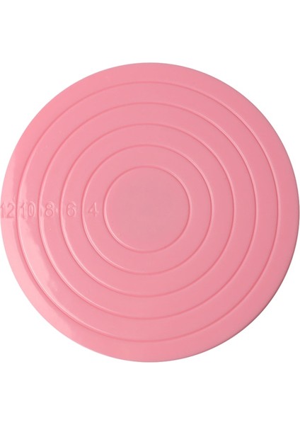 Pembe Kek Tatlı Aletleri Döner Tabla Kek Dekorasyonu Döner Tabla Standı Kendin Yap Kek Döner Tabla Pasta Pişirme Yemek Tepsisi (Yurt Dışından)