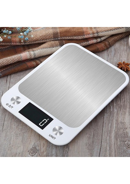 C22.5X16.5X1.9CM Mutfak Dijital Terazisi LCD Tartım Gıda Diyeti Ölçme Pişirme Pişirme Tartım Ot Gıda Terazisi G Oz Tl, Lb kg Su/sütml (Yurt Dışından) indirimleri